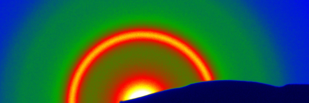 TEM diffraction pattern of amorphous TiAl – ASEM